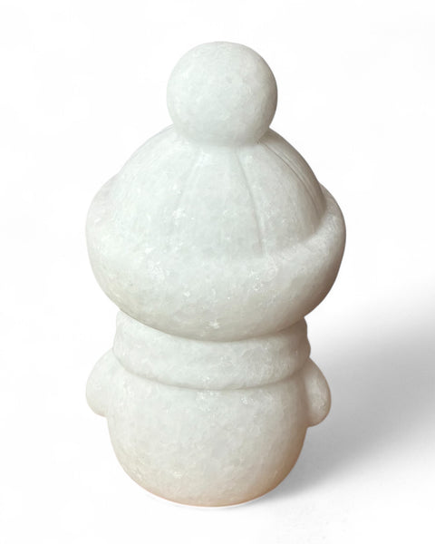 White jade snowman