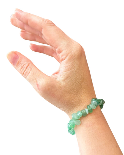 Aventurine chip bracelet