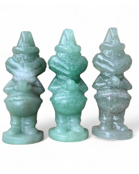 Aventurine crystal Christmas character