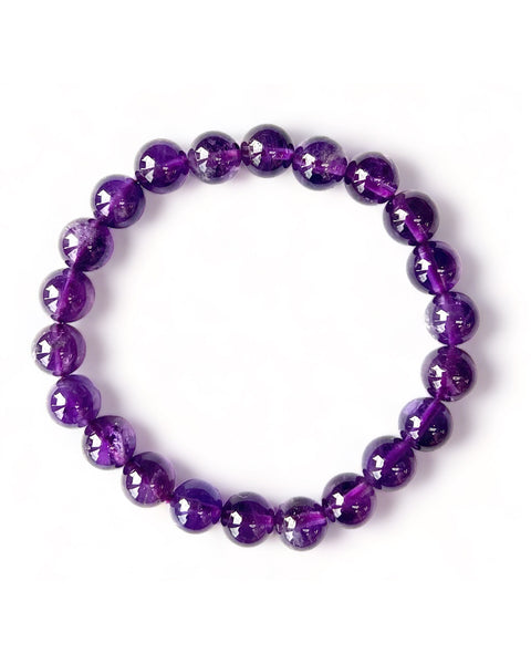 Amethyst Beaded Bracelet