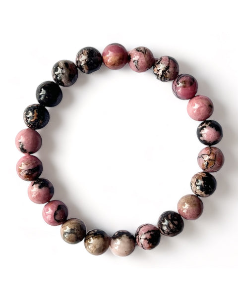 Rhodonite Beaded Bracelet