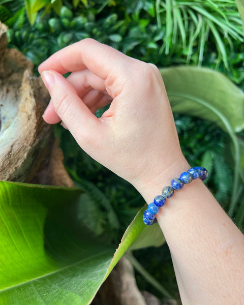 Lapis Lazuli Beaded Bracelet
