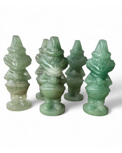 Aventurine crystal Christmas character