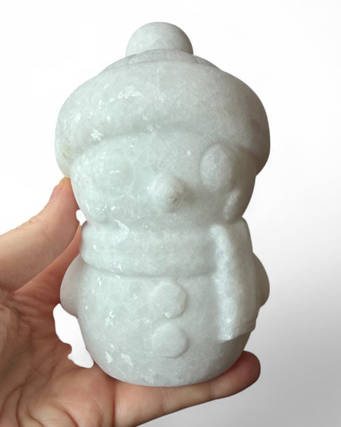 White jade snowman