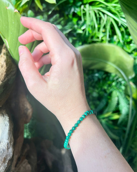Malachite Beaded Bracelet