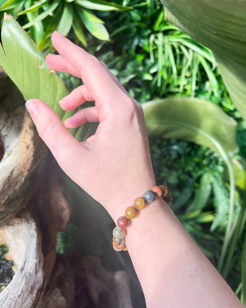 Ocean Jasper Beaded Bracelet