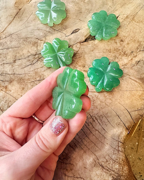 Aventurine Four Leaf Clover