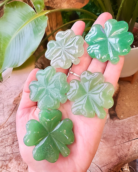 Aventurine Four Leaf Clover