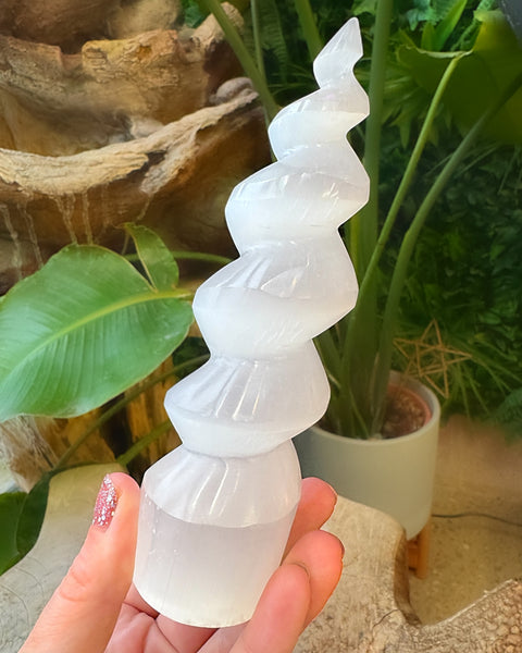 Selenite Spiral Tower