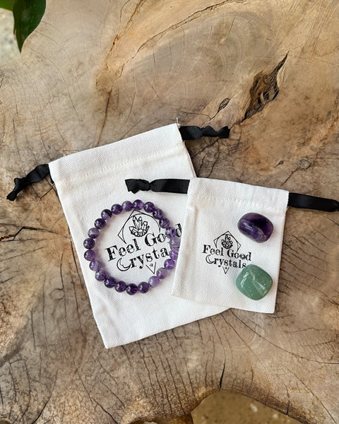 Feel Good Crystals pouch