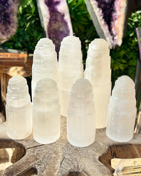 Selenite Lamp