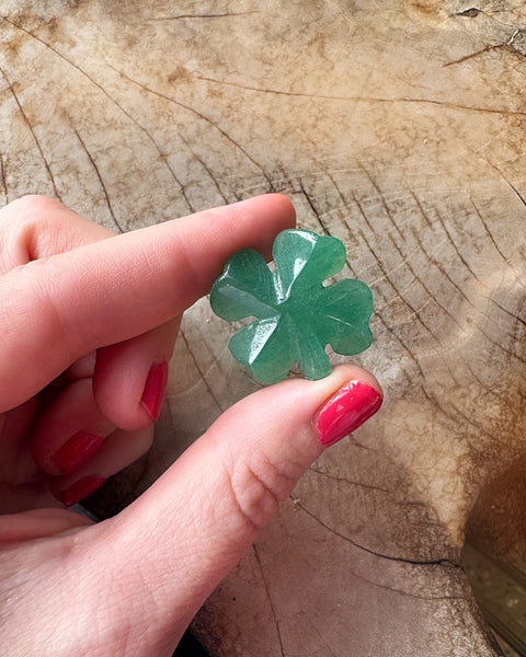 Aventurine Four Leaf Clover - Small
