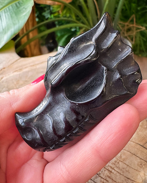 Obsidian Dragon Head