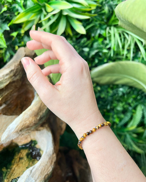 Tigers Eye Beaded Bracelet