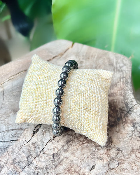 Hematite Beaded Bracelet