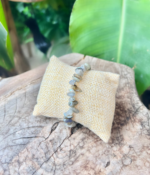 Labradorite Chip Bracelet