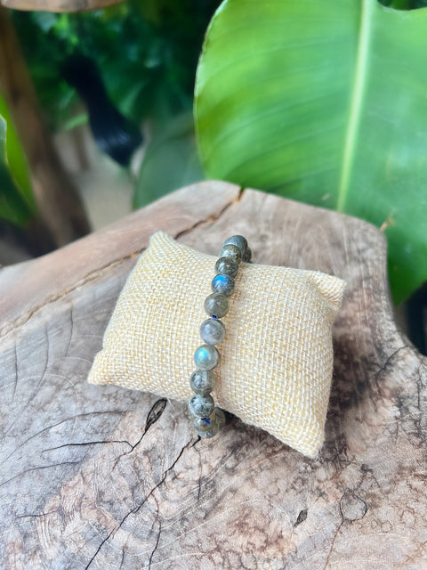 Labradorite Beaded Bracelet