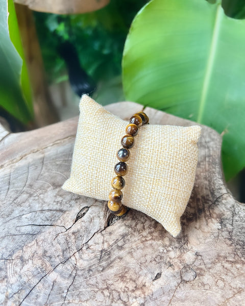 Tigers Eye Beaded Bracelet