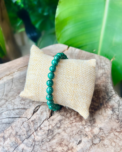 Malachite Beaded Bracelet