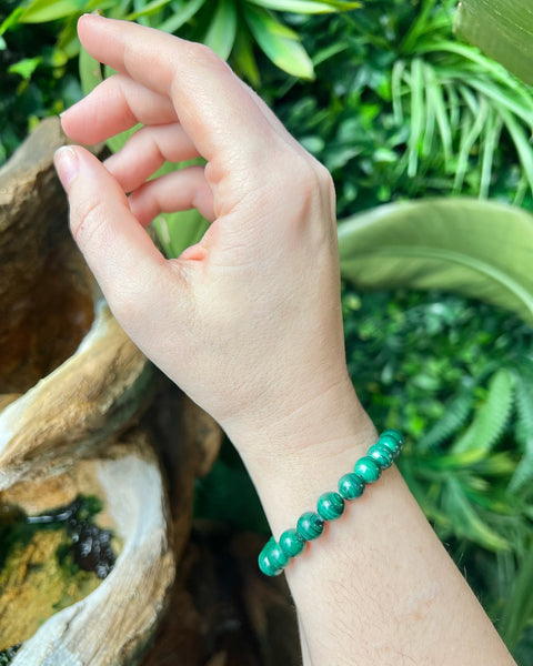 Malachite Beaded Bracelet