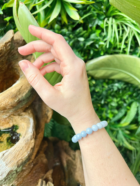 Angelite Beaded Bracelet