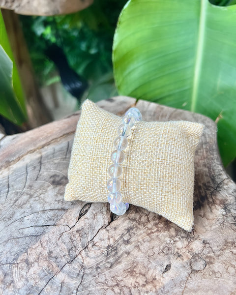 Aura Quartz Beaded Bracelet