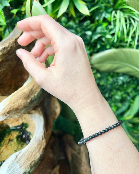 Shungite Beaded Bracelet