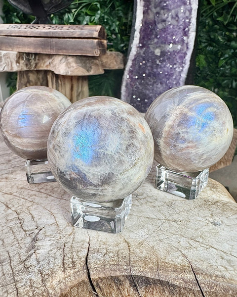 Moonstone sphere - Large