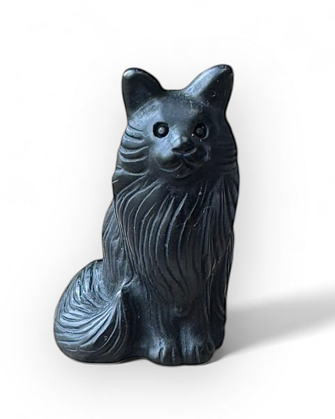 Black obsidian cat