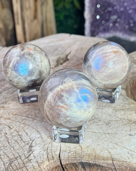 Moonstone sphere - Large