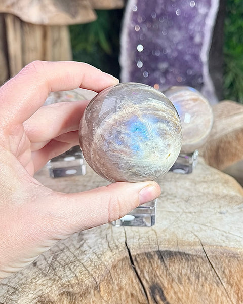 Moonstone sphere - Large