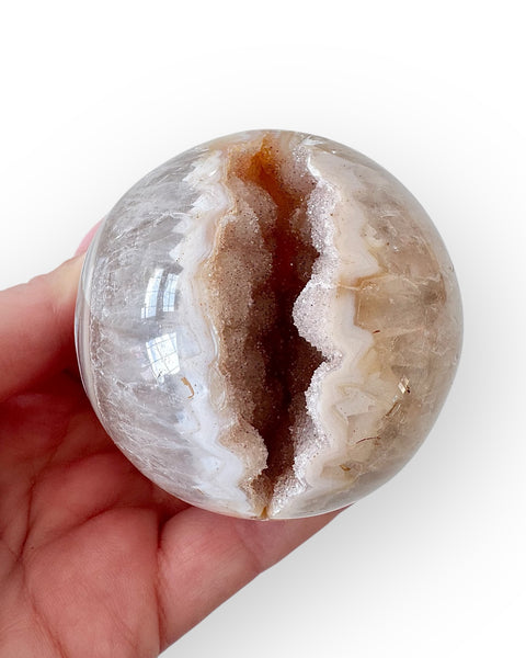 Agate sphere (E)