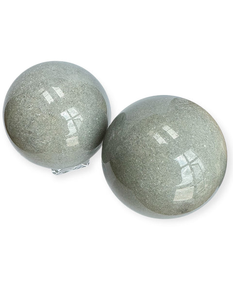 Grey strawberry quartz sphere