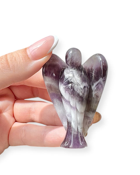 Chevron amethyst angel