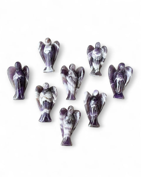 Chevron amethyst angel