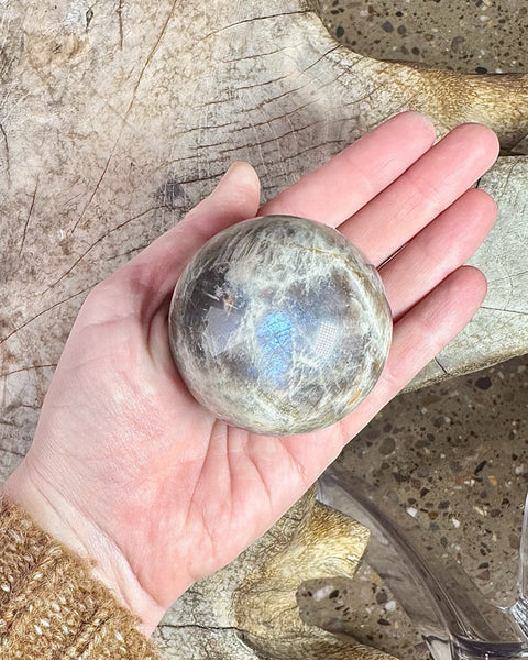 Moonstone sphere - Large