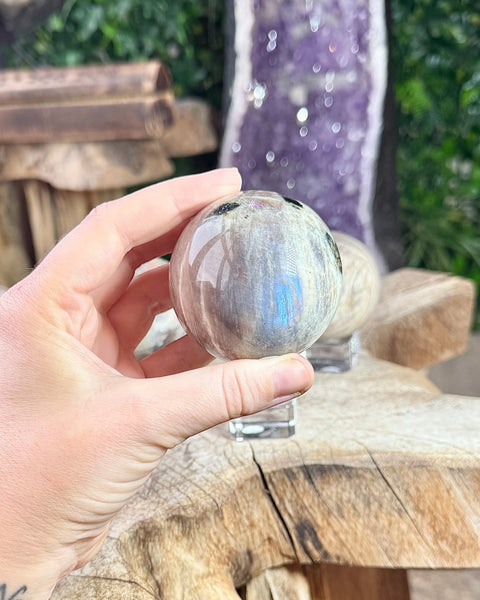 Moonstone sphere - Large