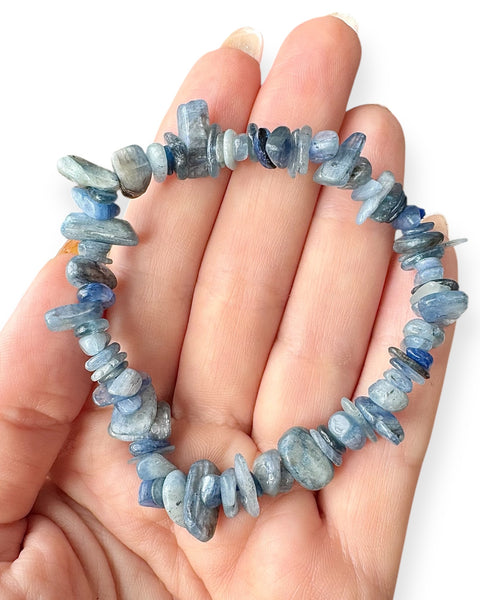 Kyanite chip bracelet
