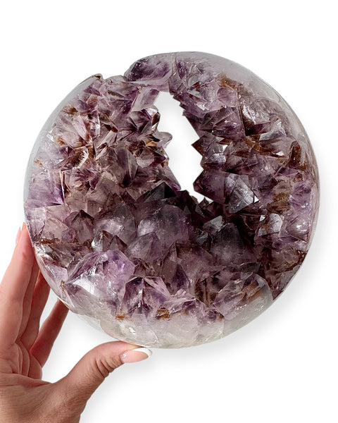 Amethyst sphere