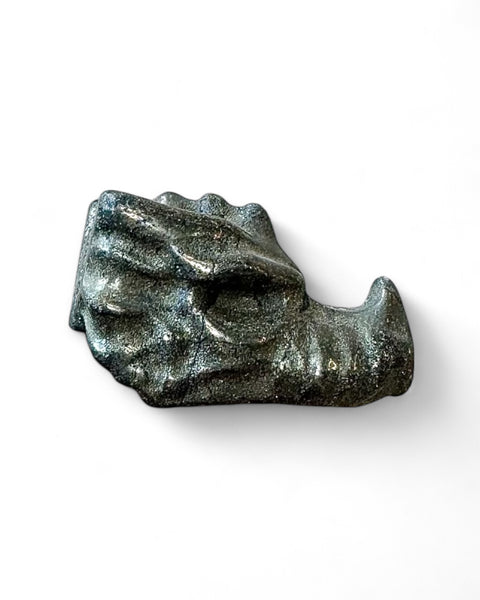 Mini pyrite dragon skull