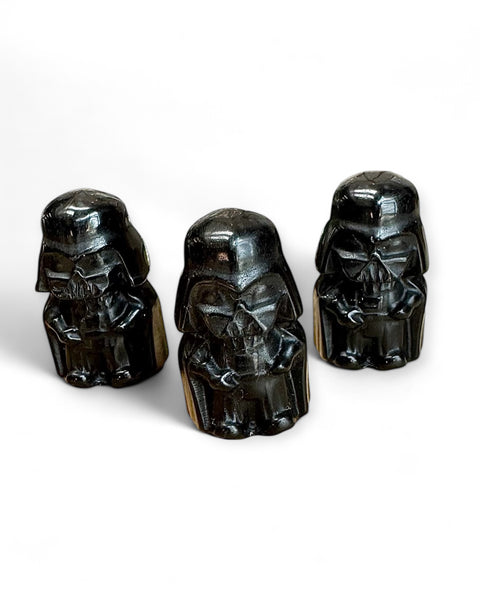 Obsidian Darth Vader carving