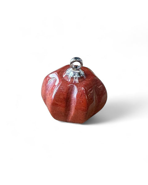 Mini crystal pumpkin charm