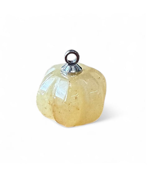 Mini crystal pumpkin charm