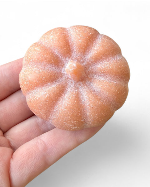 Orange calcite pumpkin