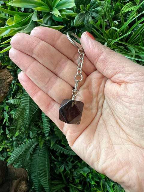 Crystal Keyring - Polygon