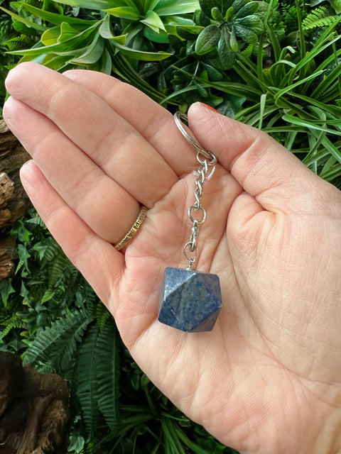 Crystal Keyring - Polygon