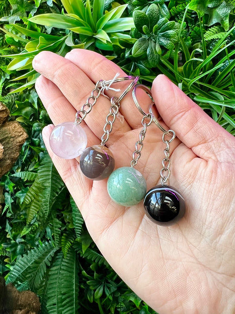 Crystal Keyring - Sphere