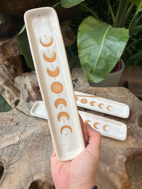 Moonphase incense holder