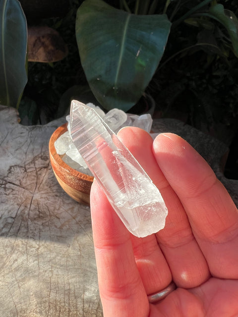 Lemurian quartz point