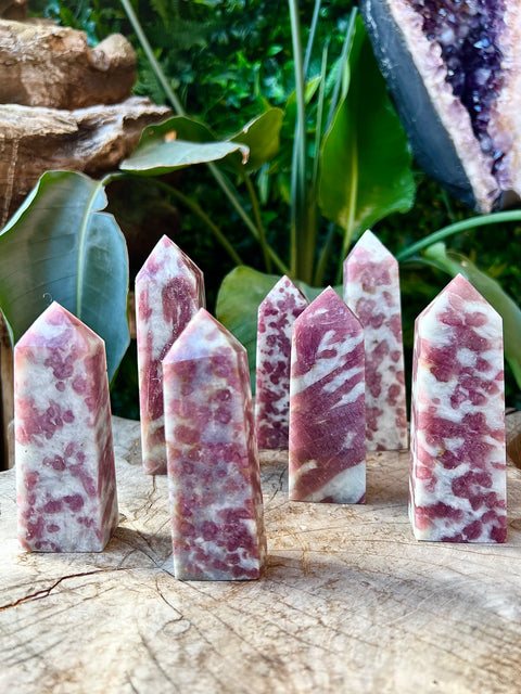 Pink Tourmaline Tower